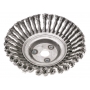 Szczotka do czyszczenia kostki brukowej drut splatany 200x0.50x25.4mm