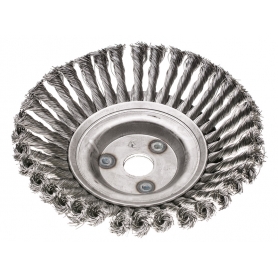 Szczotka do czyszczenia kostki brukowej drut splatany 200x0.50x25.4mm