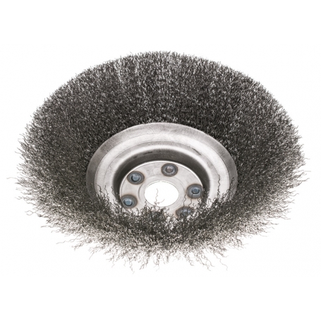 Szczotka do czyszczenia kostki brukowej drut stalowy 200x0.30x25,4mm
