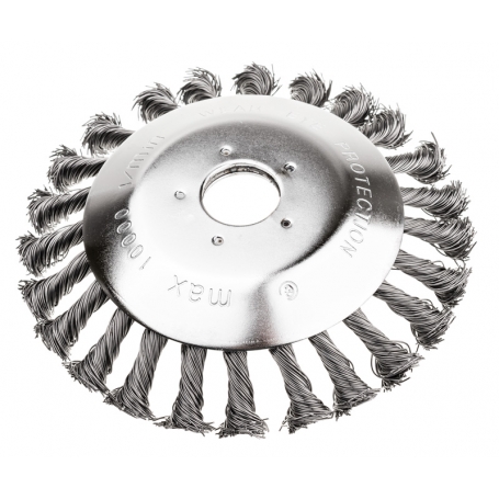 Szczotka do czyszczenia kostki brukowej drut splatany 152x25.4mm