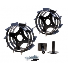 Koła żelazne z ośkami glebogryzarki CEDRUS GL01 kpl.